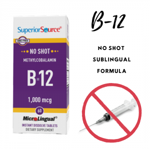 Sublingual B-12 No Shot Formula